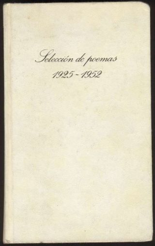 Pablo Neruda Book Seleccion De Poemas 1973