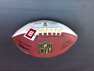 Dwight Clark Autographed NFL Wilson The Duke Football With 
