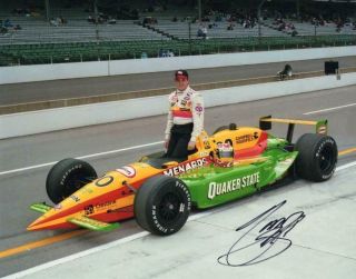 Tony Stewart Autographed 1996 Indy 500 8x10 Photo