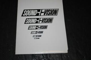 David Bowie Sound,  Vision Vintage Us Press Kit W/2 Photos Vg,