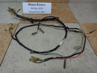 Honda Express Nc50 1979 Stock Wire Harness 147 - 6703 Bike Vintage Moped Scooter