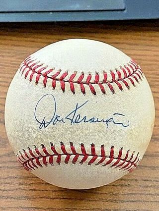 Don Kessinger 4 Signed Autographed Onl Baseball Cubs,  Cardinals,  White Sox Jsa