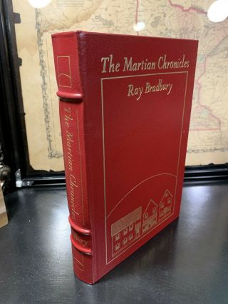 The Martian Chronicles By Ray Bradbury Easton Press Signed Vg