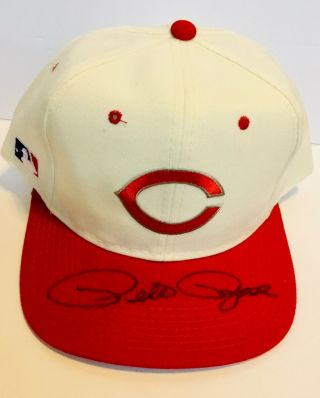 Pete Rose Signed Cincinnati Reds Baseball Cap - Hat