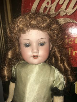 Antique Armand Marseille Germany 390 A0m Bisque Doll 14.  5 "