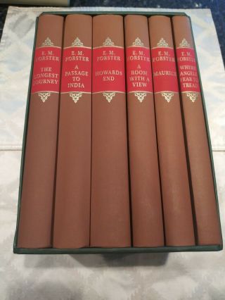 Folio Society The Novels Of E.  M.  Forster 6 Volume Set 1996 E.  M.  E M Em