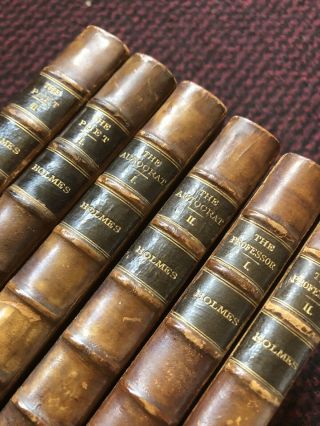 1885 The Autocrat,  Poet,  Professor At The Breakfast Table - Holmes (6 Volumes)