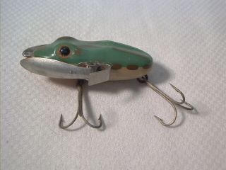 Vintage Old Plastic Fishing Lure Leboeuf Creeper Frog