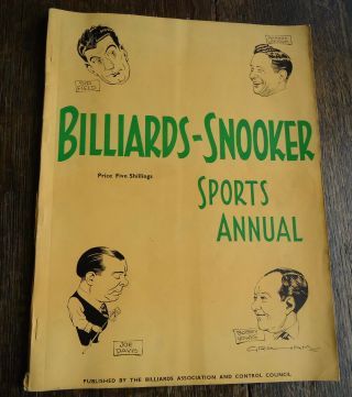 1947 Billiards - Snooker Sports Annual