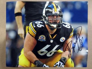 David Decastro Pittsburgh Steelers Autographed Signed 8x10 Photo W/
