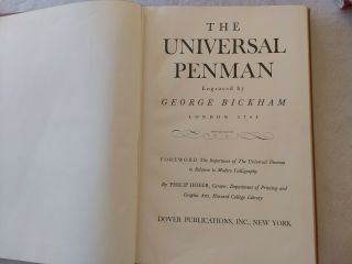 The Universal Penman Engraved By G Bickham 1743 Facsimile P Struck 1941