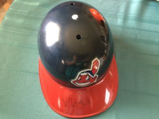 Albert Belle Signed Cleveland Indians Baseball Batting Helmet From The 1990’s