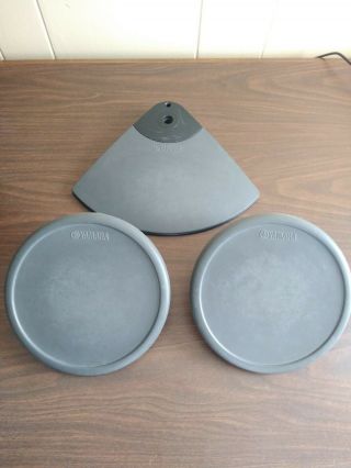 Vintage Yamaha 1x Pcy - 60 & 2 Tp 60.  Electronic Drum Cymbal Rubber Pads