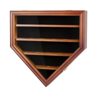 21 Baseball Display Case Cabinet Wall Shadow Box,  Uv Protection