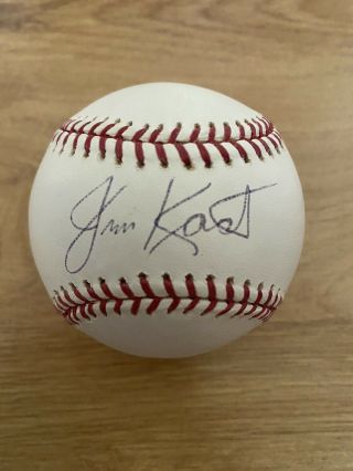 Jim Kaat Autographed Signed Mlb Baseball Minnesota Twins
