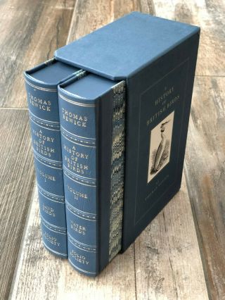 A History Of British Birds - Thomas Bewick - Folio Society 2 Volume Set 2010