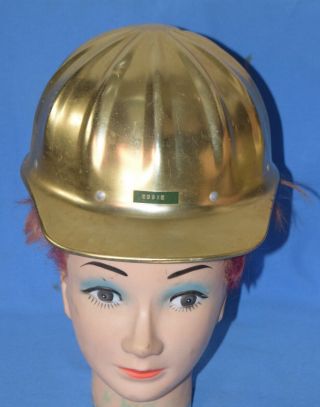 Vintage Aluminum Hard Hat Helmet Fibremetal Superlite Fibre Metal Lite 2
