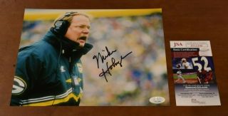 Mike Holmgren Signed 8x10 Photo - Green Bay Packers - Bowl Champs Jsa