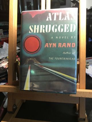 Atlas Shrugged Ayn Rand 1957 23 Rd Printing Hb/ Dj Plastic Protective Cover