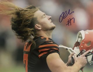 Jamie Gillian Signed Autographed Cleveland Browns 8x10 Photo Scottish Hammer