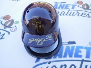 Jeff Hoffman Signed East Carolina Ecu Pirates Baseball Mini Helmet