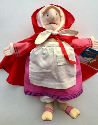 Vintage 1987 Strega Nona Plush Doll By Tomie De Paola