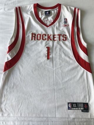 Vintage Reebok Houston Rockets Tracy Mcgrady Basketball Jersey Nba Men 