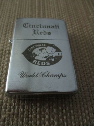 1975 Cincinnati Reds World Champs Vintage Butane Lighter/sycamore Lounge