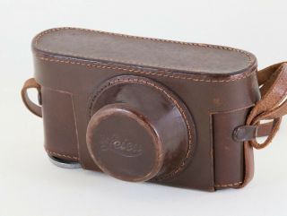 Vintage Leica Leather Case For Leica Iiif Rangefinder Camera,  From Japan