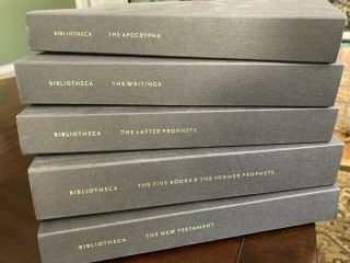 Bibliotheca Full Bible Complete Paperback Set Of 5 Volumes - First Edition