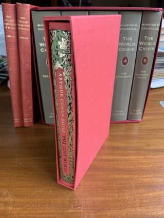 Folio Society Arthur Conan Doyle The Lost World With Slipcase Fiction Classic