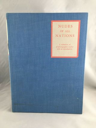 Nudes Of All Nations Erotic Photography Book 1st First Edition Hc 1936