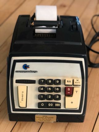 Commodore Business Machines Model 202 Adding Machine Cbm Vintage Calculator 1969