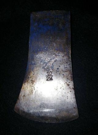 Vintage Hults Bruk Axe Head,  1.  0 / 21/4,  Made In Sweden