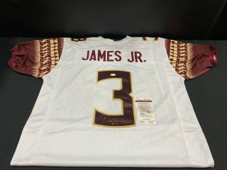 Derwin James Florida State Seminoles Signed Custom Jersey Jsa Witnes