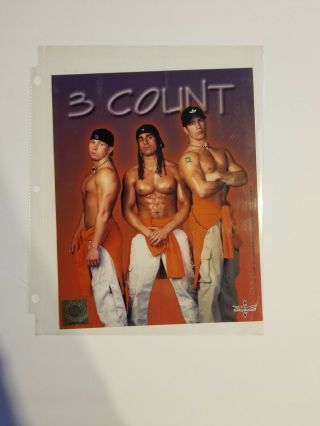 Three Count 8x10 Promo Photo Rare Wcw Studio Shot 3 Count 2000 Wwf Wwe