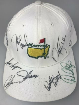 Master’s Pga Hat Signed Signature Autographed Golf American Needle (e)