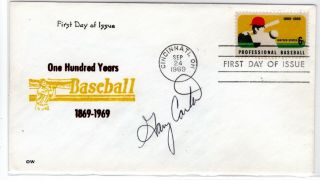 Baseball 1381 Fdc Autographed Gary Carter Montreal Expos,  Mets,  Giants,  Dodgers