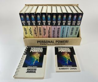 Vtg Anthony Tony Robbins Personal Power 1/30 Day Success Program On Cassette