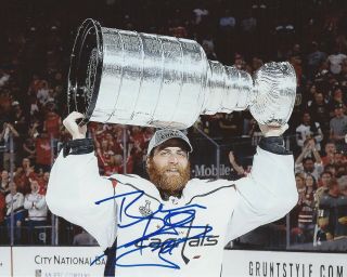 Braden Holtby Signed 8x10 Photo Stanley Cup Washington Capitals Autographed