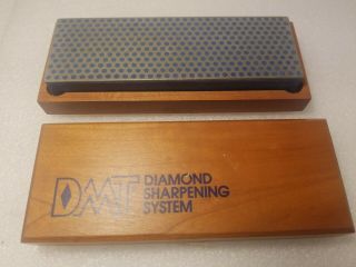 Dmt Diamond Sharpening System Blue Sharpening Stone Wooden Storage Box Vintage