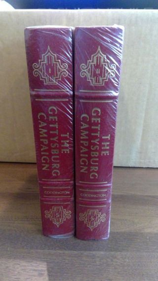 The Gettysburg Campaign: A Study In Command,  Vol.  I & Ii,  Easton Press