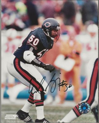 Mike Singletary Chicago Bears Autograph Auto 8x10 Color Photo
