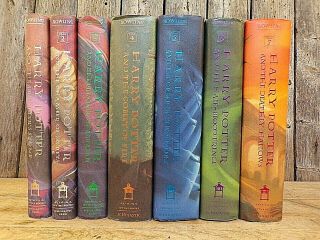 J.  K.  Rowling Complete Set Of (7) Harry Potter Hardcover Books