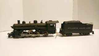 Varney Ho Train Vintage Acl Diecast 4 - 6 - 0 Powered Steam Locomotive & Tender