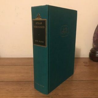 Atlas Shrugged,  Ayn Rand (1957),  1st Edition,  5th Printing,  Fine