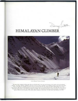 Himalayan Climber - Signed by Doug Scott - First Edition Hardcover - Mountaineer 2