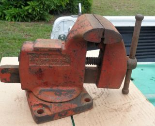 Vintage Wilton Swivel Base Vise With 4” Jaws & 3 - 3/4” Opening Made In Usa