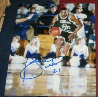 Steve Smith Michigan St Spartans Signed Autographed 8x10 Photo Basketball