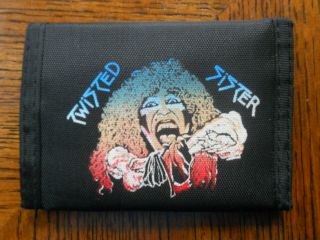 Vintage 1980s Twisted Sister Stay Hungry Wallet Dee Snider Makeup Money Vgood